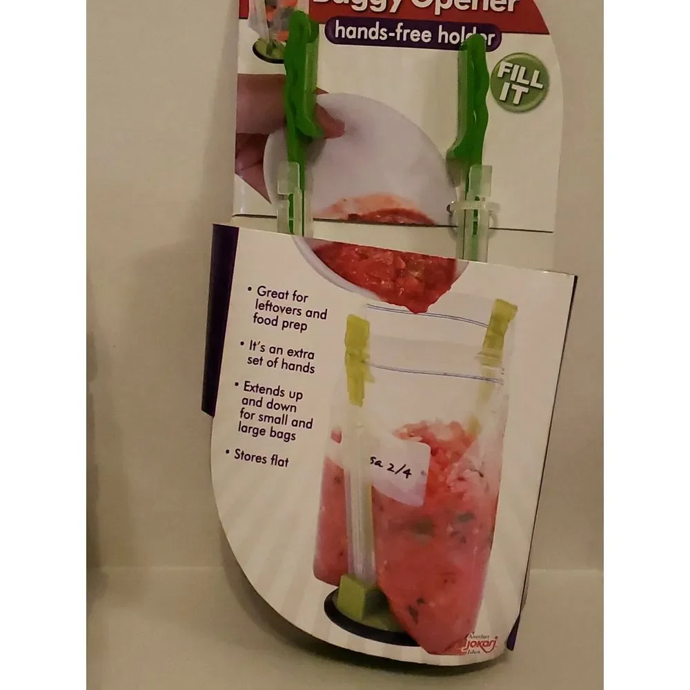 Jokari‎ Baggy Rack Storage Bag Opener Holder
